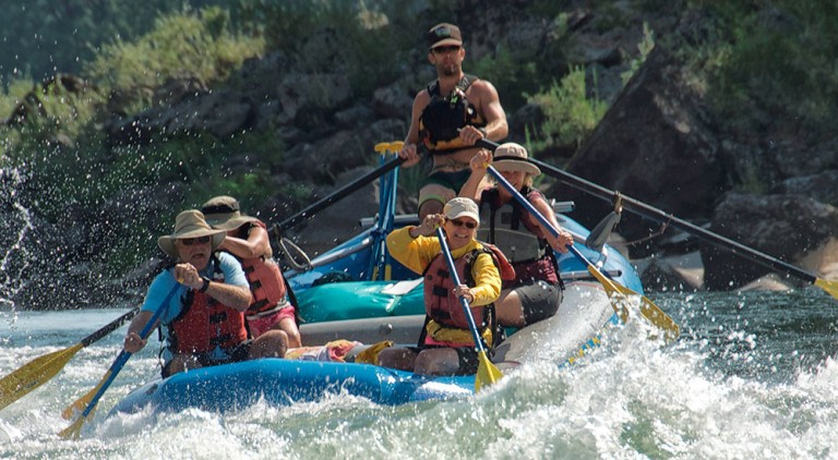 Whitewater river rafting trips Salmon River Idaho - Lewis and Clark ...